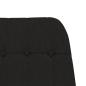 Preview: Schaukelsessel mit Hocker Schwarz Stoff