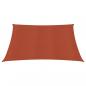 Preview: Sonnensegel 160 g/m² Quadratisch Terrakottarot 2,5x2,5 m HDPE