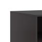 Preview: TV-Schrank Schwarz 67x39x44 cm Stahl