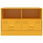 Preview: TV-Schrank Senfgelb 67x39x44 cm Stahl
