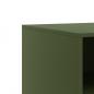Preview: TV-Schrank Olivgrün 67x39x44 cm Stahl