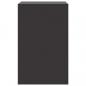 Preview: Nachttische 2 Stk. Schwarz 34,5x39x62 cm Stahl