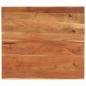 Preview: ARDEBO.de - Tischplatte 90x80x3,8 cm Rechteckig Massivholz Akazie