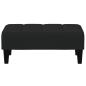 Preview: Fußhocker Schwarz 77x55x31 cm Samt