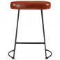 Preview: Barhocker 2 Stk. Dunkelbraun 40x29,5x53 cm