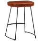 Preview: Barhocker 2 Stk. Dunkelbraun 40x29,5x53 cm