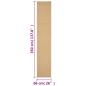 Preview: Teppich Natur Sisal 66x350 cm