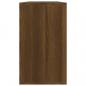 Preview: Schuhbank Braun Eichen-Optik 80x24x45 cm Holzwerkstoff
