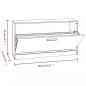 Preview: Schuhbank Braun Eichen-Optik 80x24x45 cm Holzwerkstoff