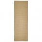 Preview: Teppich Natur Sisal 100x300 cm