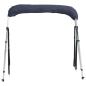 Preview: 3-Bow Bimini-Top mit Seitenteilen 183x(154-167)x137 cm