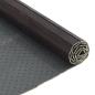Preview: Teppich Rechteckig Dunkelbraun 100x300 cm Bambus