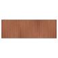 Preview: Teppich Rechteckig Braun 100x300 cm Bambus
