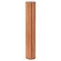 Preview: Teppich Rechteckig Braun 100x300 cm Bambus