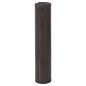 Preview: Teppich Rechteckig Dunkelbraun 100x1000 cm Bambus
