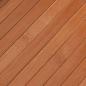 Preview: Teppich Rund Braun 100 cm Bambus