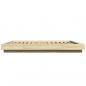 Preview: Bettgestell mit LED Sonoma-Eiche 160x200 cm Holzwerkstoff