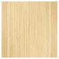 Preview: Teppich Rechteckig Hell Natur 100x100 cm Bambus