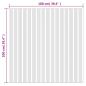 Preview: Teppich Rechteckig Hell Natur 100x100 cm Bambus