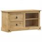 Preview: TV-Schrank Corona 100x40x52 cm Massivholz Kiefer