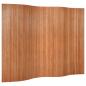 Preview: Paravent Braun 165x250 cm Bambus