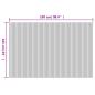 Preview: Paravent Braun 165x250 cm Bambus