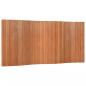 Preview: Paravent Braun 165x400 cm Bambus