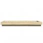 Preview: Bettgestell Sonoma-Eiche 75x190 cm Holzwerkstoff