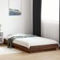 Preview: Bettgestell Braun Eichen-Optik 75x190 cm Holzwerkstoff