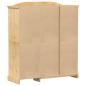 Preview: Kleiderschrank Corona 151,5x52x170 cm Massivholz Kiefer