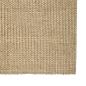 Preview: Teppich Natur Sisal 100x100 cm