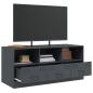 Preview: TV-Schrank Anthrazit 99x39x44 cm Stahl