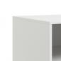 Preview: TV-Schrank Weiß 67x39x44 cm Stahl