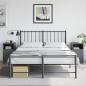 Preview: ARDEBO.de - Nachttische 2 Stk. Anthrazit 34,5x39x62 cm Stahl