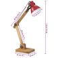 Preview: Schreibtischlampe 25 W Rot 23x18x96 cm E27