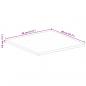 Preview: Tischplatte 80x80x3,8 cm Quadratisch Massivholz Akazie