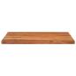 Preview: Tischplatte 100x80x2,5 cm Rechteckig Massivholz Akazie