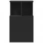 Preview: Beistelltisch Schwarz 35x35x60 cm Holzwerkstoff