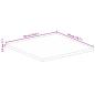 Preview: Tischplatte 50x50x2,5 cm Quadratisch Massivholz Akazie