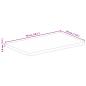 Preview: Tischplatte 50x30x3,8 cm Rechteckig Altholz Massiv