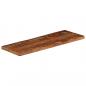 Preview: ARDEBO.de - Tischplatte 90x40x3,8 cm Rechteckig Altholz Massiv
