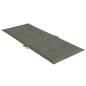 Preview: Hochlehner-Auflagen 4 Stk. Melange Dunkelgrau 120x50x4 cm Stoff