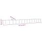 Preview: Hochbeet Pulverbeschichteter Stahl 512x80x36 cm Grau
