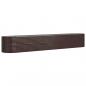 Preview: Hochbeet Pulverbeschichteter Stahl 440x80x68 cm Braun
