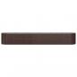 Preview: Hochbeet Pulverbeschichteter Stahl 440x80x68 cm Braun