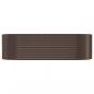 Preview: Hochbeet Pulverbeschichteter Stahl 249x100x68 cm Braun