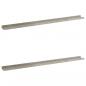 Preview: Wandregale 2 Stk. Betongrau 115x9x3 cm