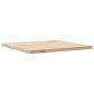 Preview: Tischplatte 50x50x1,7 cm Quadratisch Massivholz Kiefer