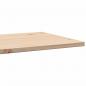Preview: Tischplatte 50x50x1,7 cm Quadratisch Massivholz Kiefer