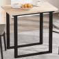 Preview: ARDEBO.de - Tischplatte 80x50x2,5 cm Rechteckig Massivholz Kiefer